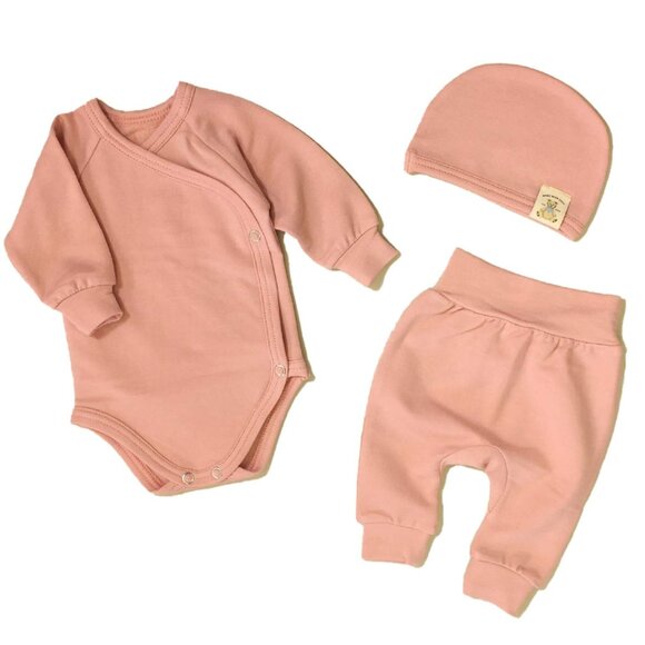 Bamboo Layette Set | BARELY BLUSH - Picture 1 of 1